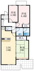 光明池アーバンライフB棟の物件間取画像